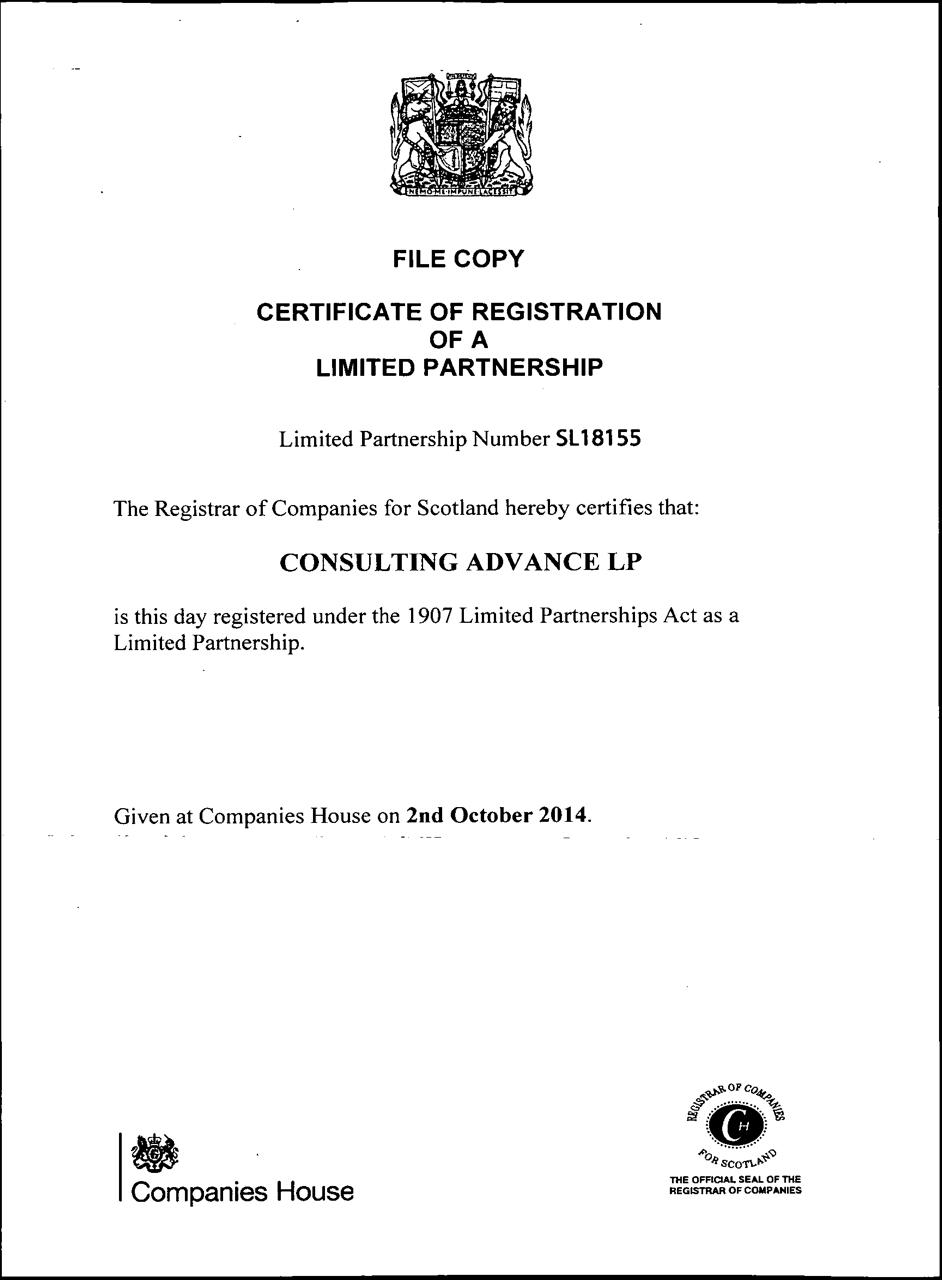 Company Certificate